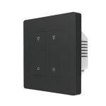 Moes Zigbee Star Ring Smart Dimmer Switch 2 Gang (Neutral Required), Grey