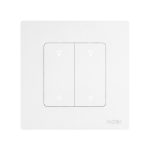 Moes Zigbee Star Ring Smart Dimmer Switch 2 Gang (Neutral Required), White
