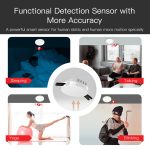 Moes ZigBee Smart Human Presence Detector, PIR mm Wave Radar Detection, Sensor Ceiling Mount