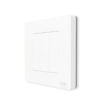 Moes Zigbee Star Ring Smart Push Button Swicth 3 Gang CR2032, white — 2
