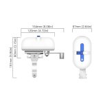 Moes Zigbee Smart Water and Gas Pipeline Auto Shut OFF Valve Controller Eu Power Adapter