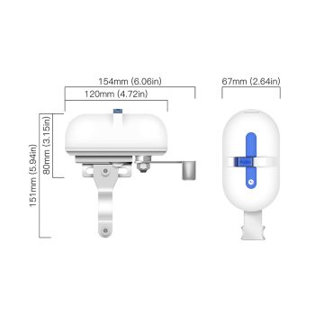 Moes Zigbee Smart Water and Gas Pipeline Auto Shut OFF Valve Controller Eu Power Adapter — 2