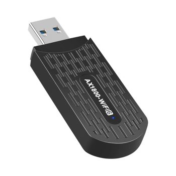 Adapter WiFi 6.0 USB-A, 1800 Mbps, Dual-Band (2.4GHz / 5GHz), Black — 2