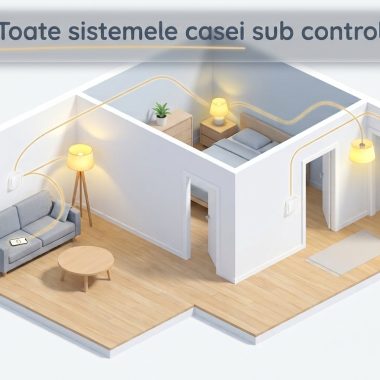 Lumină inteligentă: întrerupător wireless montat singur